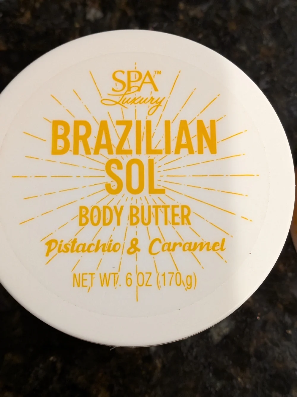 Brazilian Sol Pistachio & Caramel Body Butter — Orange Cream